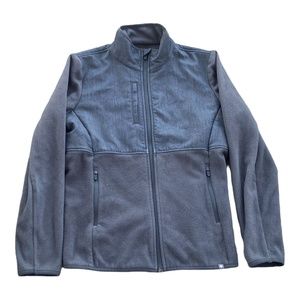 Figs Women’s Fleece 100% Awesome Zip Up Nurse Scrub Professional Jacket small